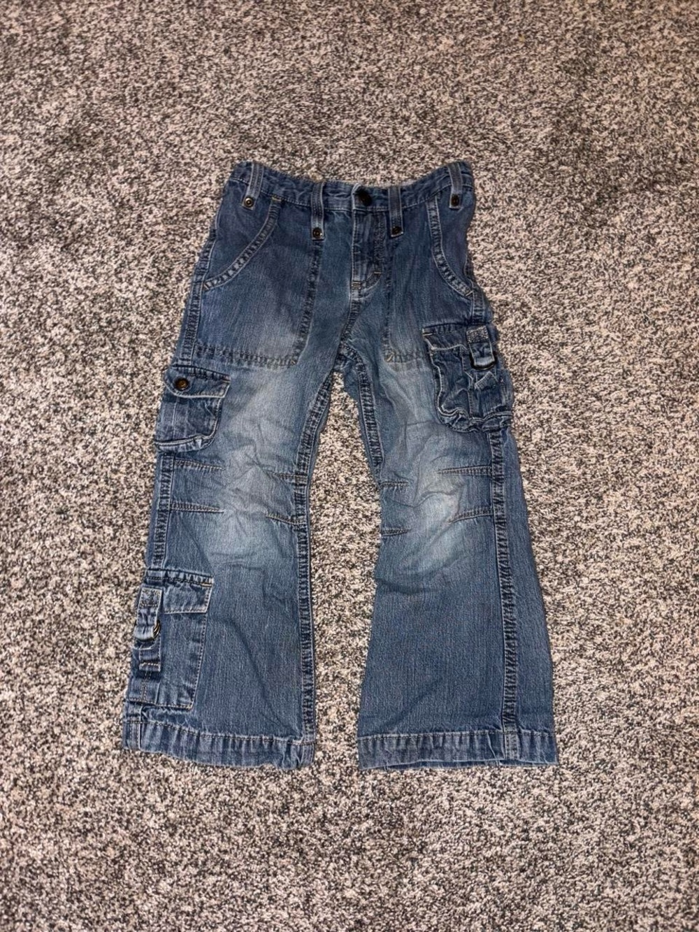 Y2K Baggy Cargo Skater Denim Jeans